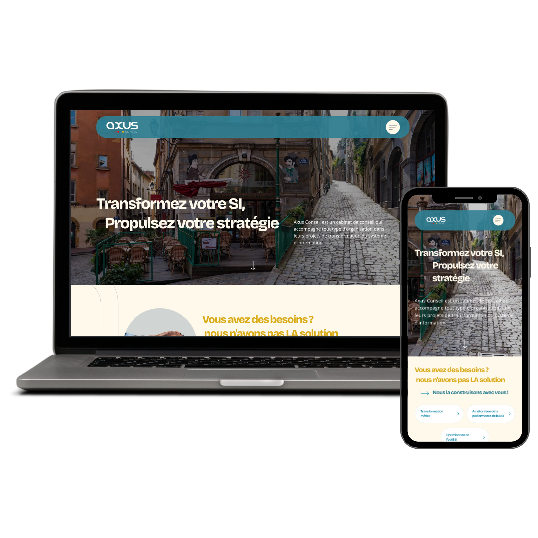 Preview du site internet Axus Conseil